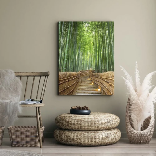 Impression sur toile - Image sur toile - L'essence de la nature asiatique - 45x80 cm