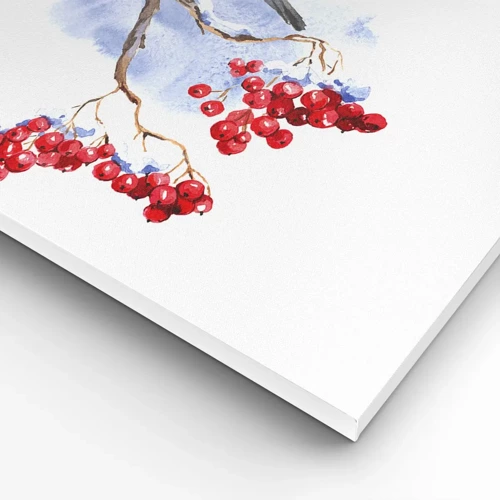Impression sur toile - Image sur toile - L'hiver en couleurs - 45x80 cm