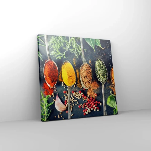 Impression sur toile - Image sur toile - Magie culinaire - 30x30 cm