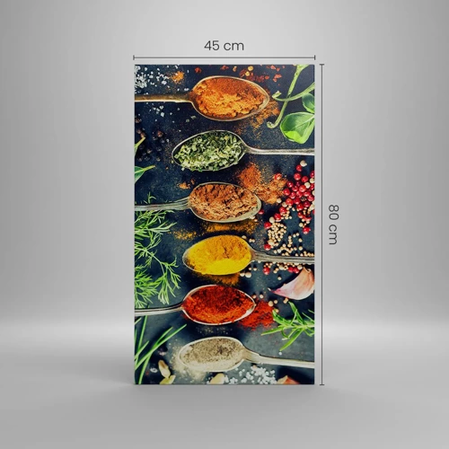 Impression sur toile - Image sur toile - Magie culinaire - 45x80 cm