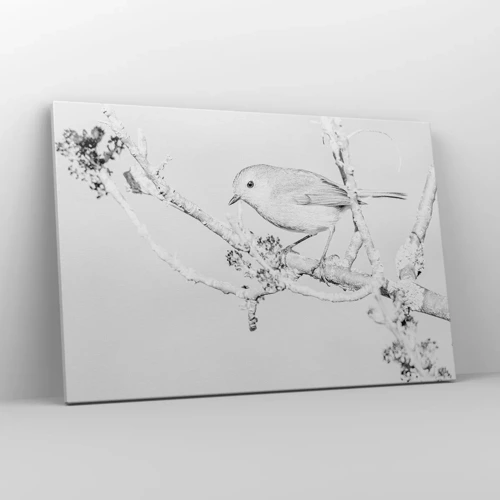 Impression sur toile - Image sur toile - Matin d'hiver - 120x80 cm