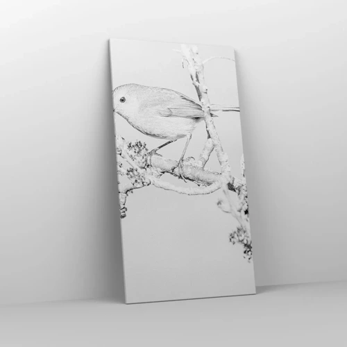Impression sur toile - Image sur toile - Matin d'hiver - 65x120 cm