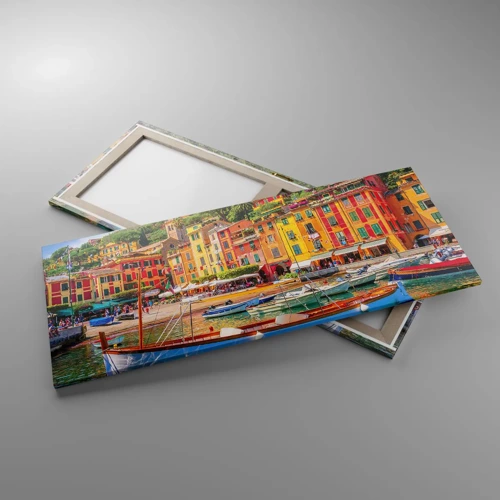Impression sur toile - Image sur toile - Matinée italienne - 120x50 cm