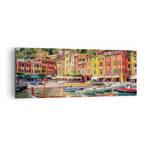 Impression sur toile - Image sur toile - Matinée italienne - 140x50 cm