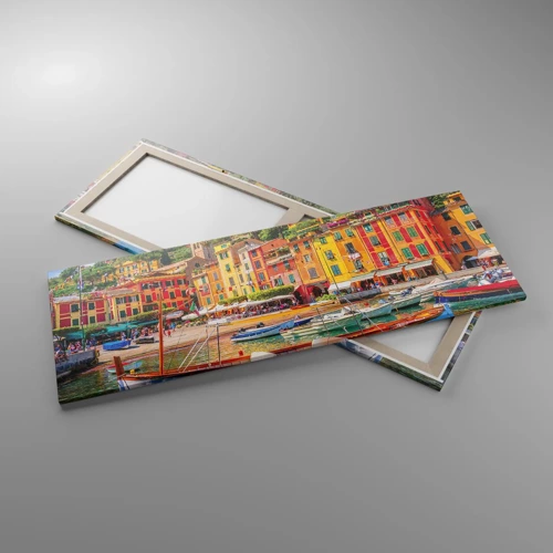 Impression sur toile - Image sur toile - Matinée italienne - 140x50 cm