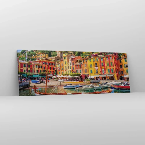 Impression sur toile - Image sur toile - Matinée italienne - 140x50 cm