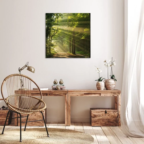 Impression sur toile - Image sur toile - Moment de forêt - 30x30 cm