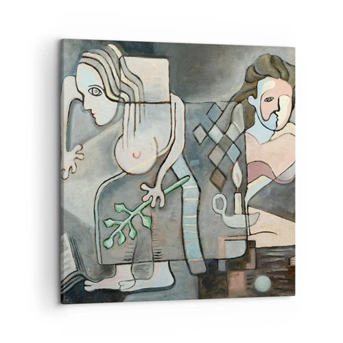 Impression sur toile - Image sur toile - Mosaïque d'esprit et de matière - 50x50 cm
