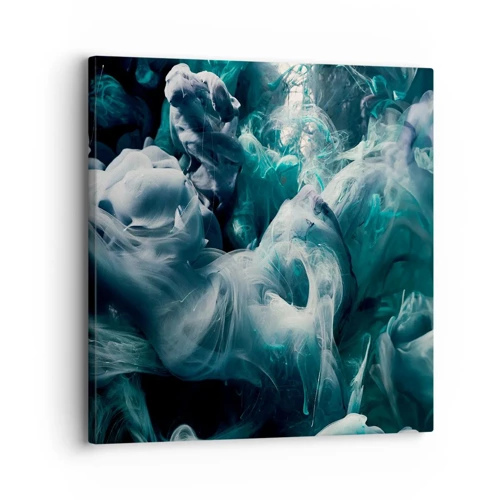 Impression sur toile - Image sur toile - Mouvement des couleurs - 30x30 cm