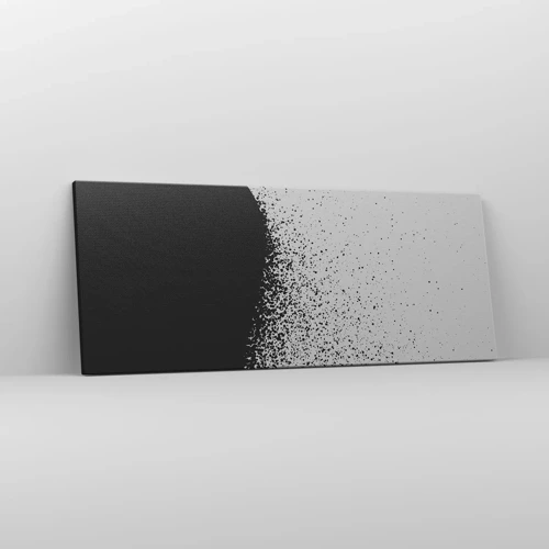 Impression sur toile - Image sur toile - Mouvement des molécules - 100x40 cm