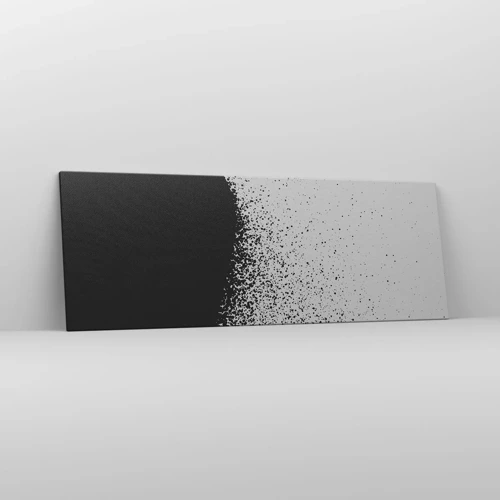 Impression sur toile - Image sur toile - Mouvement des molécules - 140x50 cm