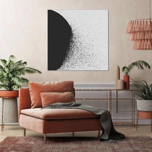 Impression sur toile - Image sur toile - Mouvement des molécules - 30x30 cm