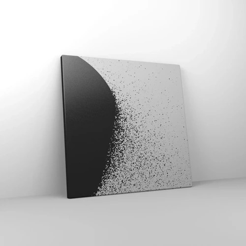 Impression sur toile - Image sur toile - Mouvement des molécules - 40x40 cm