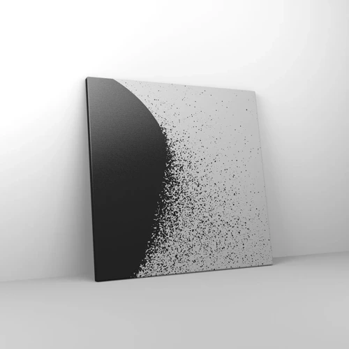 Impression sur toile - Image sur toile - Mouvement des molécules - 50x50 cm
