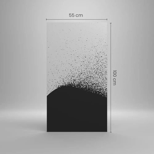 Impression sur toile - Image sur toile - Mouvement des molécules - 55x100 cm