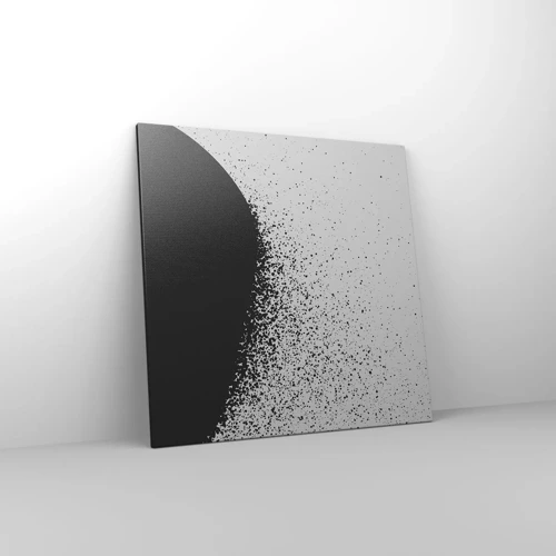 Impression sur toile - Image sur toile - Mouvement des molécules - 70x70 cm