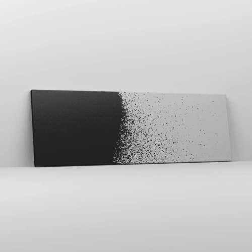 Impression sur toile - Image sur toile - Mouvement des molécules - 90x30 cm