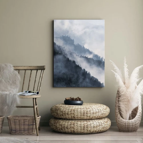 Impression sur toile - Image sur toile - Mysticisme des montagnes - 55x100 cm