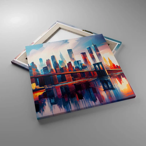 Impression sur toile - Image sur toile - New York onirique - 50x50 cm