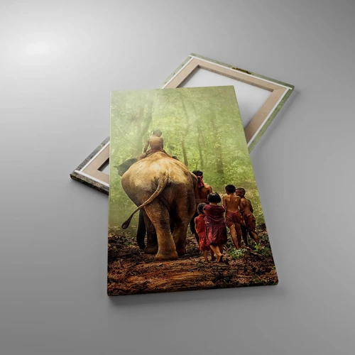 Impression sur toile - Image sur toile - Nouveau livre de la jungle - 45x80 cm