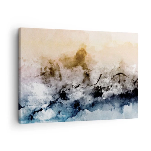 Impression sur toile - Image sur toile - Noyé dans un nuage de brouillard - 70x50 cm