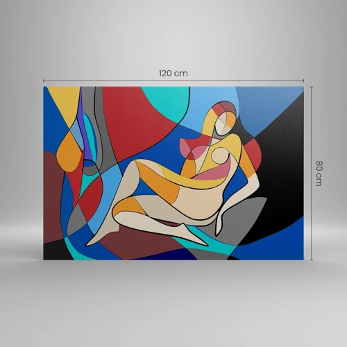 Impression sur toile - Image sur toile - Nu cubiste - 120x80 cm