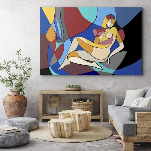 Impression sur toile - Image sur toile - Nu cubiste - 120x80 cm