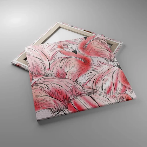 Impression sur toile - Image sur toile - Oiseau corps de ballet - 60x60 cm