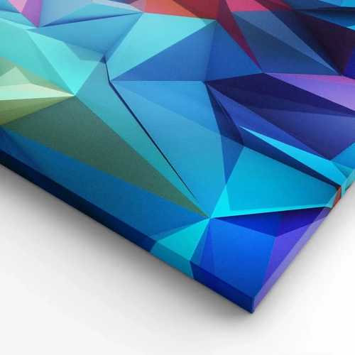 Impression sur toile - Image sur toile - Origami arc-en-ciel - 30x30 cm