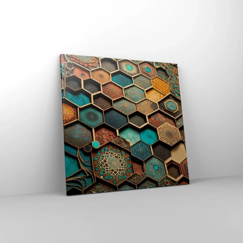 Impression sur toile - Image sur toile - Ornements arabes – variation - 60x60 cm