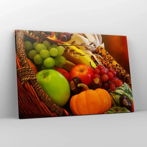 Impression sur toile - Image sur toile - Panier de récolte - 120x80 cm