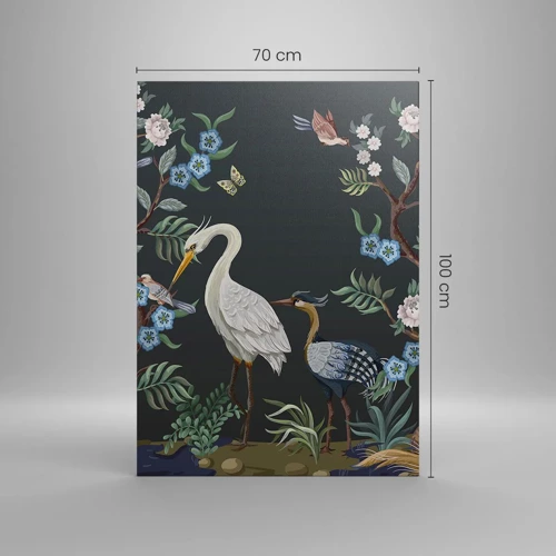 Impression sur toile - Image sur toile - Parade d'oiseaux - 70x100 cm