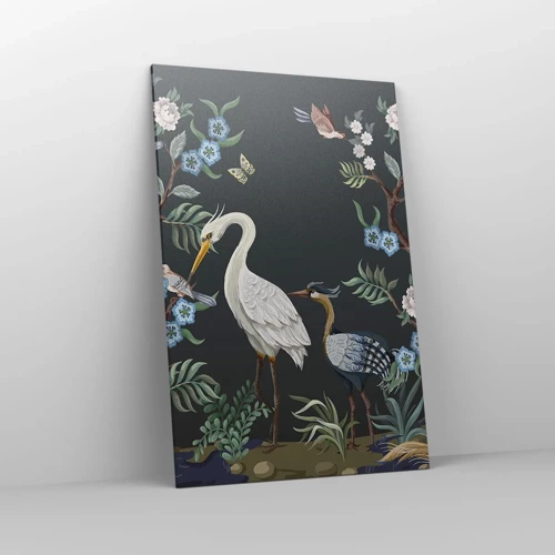 Impression sur toile - Image sur toile - Parade d'oiseaux - 80x120 cm