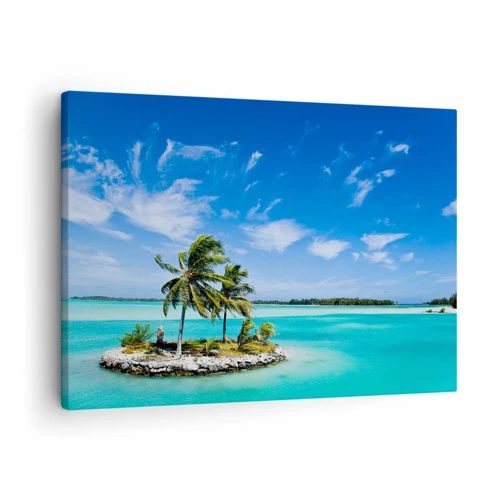 Impression sur toile - Image sur toile - Paradis sur Terre - 70x50 cm