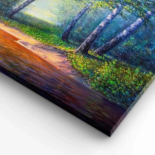 Impression sur toile - Image sur toile - Paysage idyllique - 120x50 cm