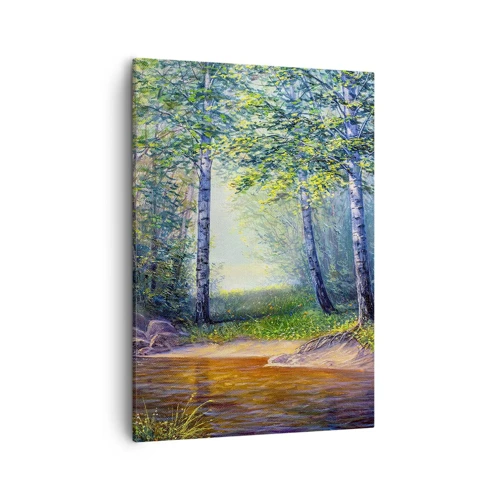 Impression sur toile - Image sur toile - Paysage idyllique - 50x70 cm