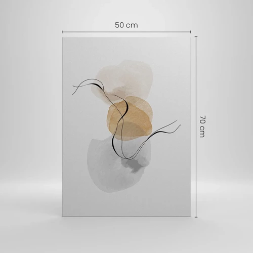 Impression sur toile - Image sur toile - Perles d'air - 50x70 cm