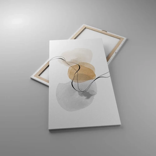 Impression sur toile - Image sur toile - Perles d'air - 65x120 cm