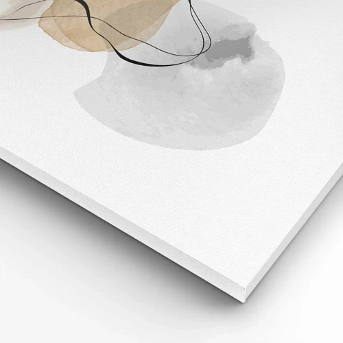 Impression sur toile - Image sur toile - Perles d'air - 65x120 cm