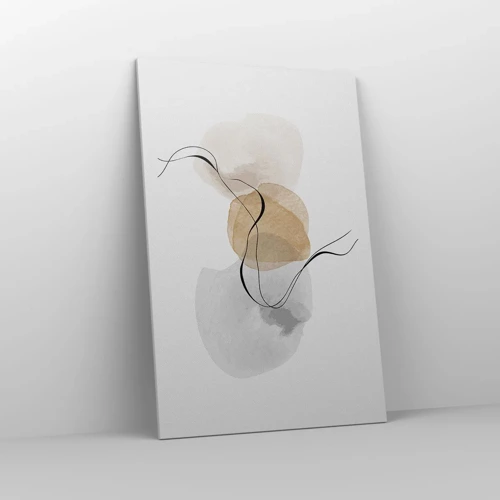 Impression sur toile - Image sur toile - Perles d'air - 80x120 cm