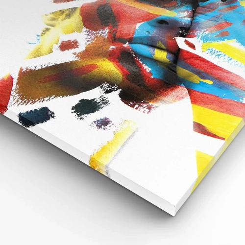 Impression sur toile - Image sur toile - Personnalité colorée - 45x80 cm