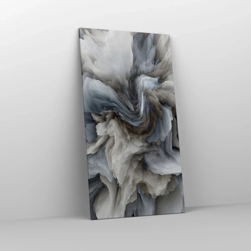 Impression sur toile - Image sur toile - Pierre et fleur - 65x120 cm