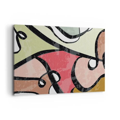 Impression sur toile - Image sur toile - Pirouettes parmi les couleurs - 120x80 cm