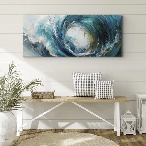 Impression sur toile - Image sur toile - Portail maritime - 120x50 cm