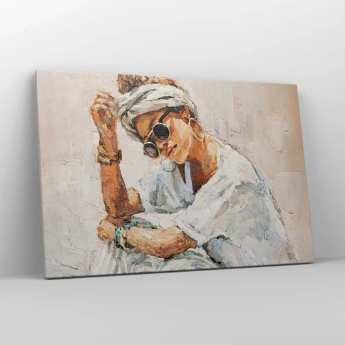 Impression sur toile - Image sur toile - Portrait en plein soleil - 120x80 cm