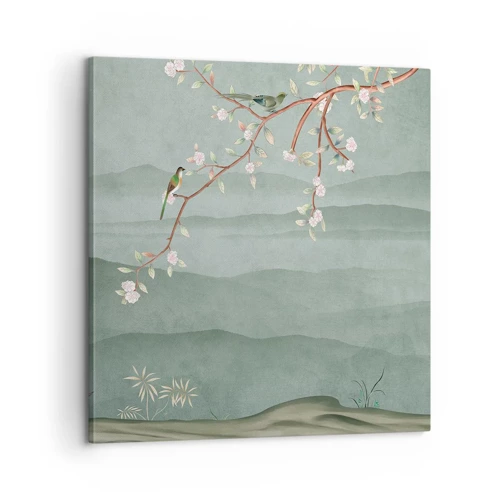 Impression sur toile - Image sur toile - Printemps oh c'est toi - 60x60 cm