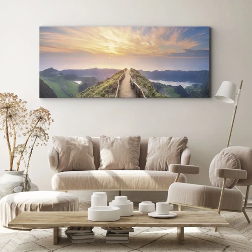 Impression sur toile - Image sur toile - Proche du ciel - 100x40 cm