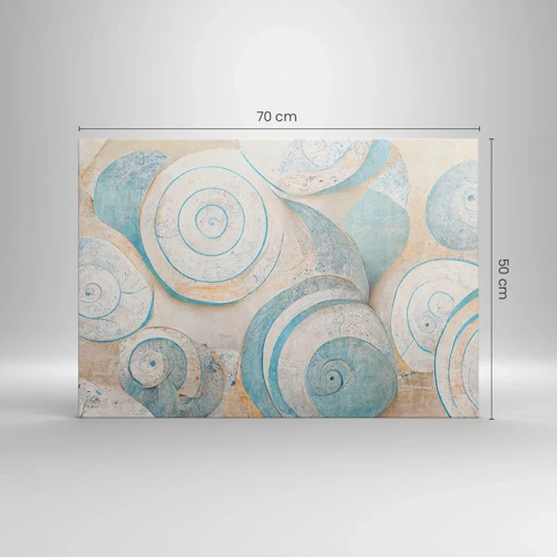 Impression sur toile - Image sur toile - Que cache la coque ? - 70x50 cm