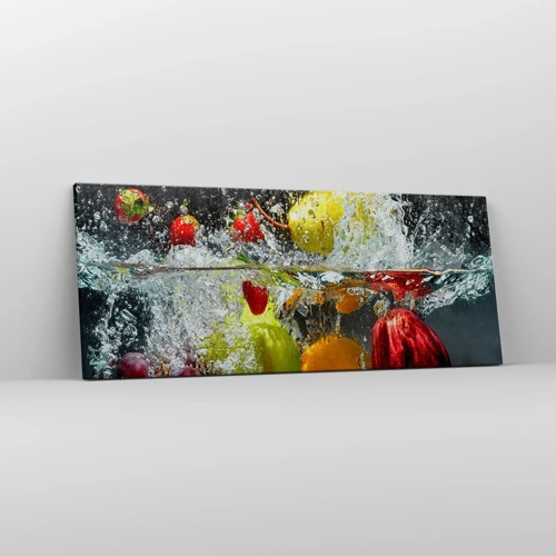 Impression sur toile - Image sur toile - Rafraîchissement fruité - 100x40 cm