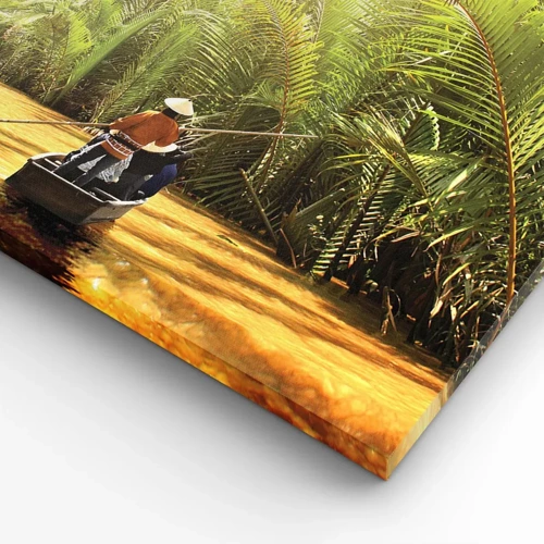 Impression sur toile - Image sur toile - Ravin de palmier - 65x120 cm